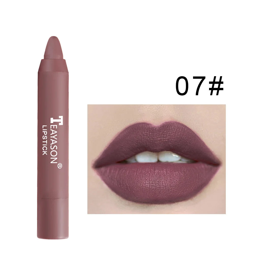 Matte Lipstick That Doesn'T Smudge, Provides Long-Lasting Color, Waterproof and Sweat-Proof, Versatile for Everyday Use, a Must-Have