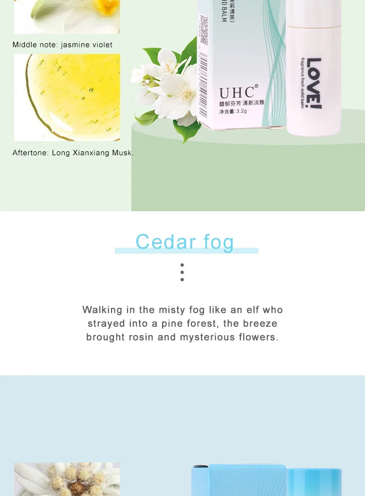 4pcs Perfume Men Women Solid Perfume Set Women Pheromone Floral and Fruity Fragrance Attracts The Opposite Sex Lasting Fragrance