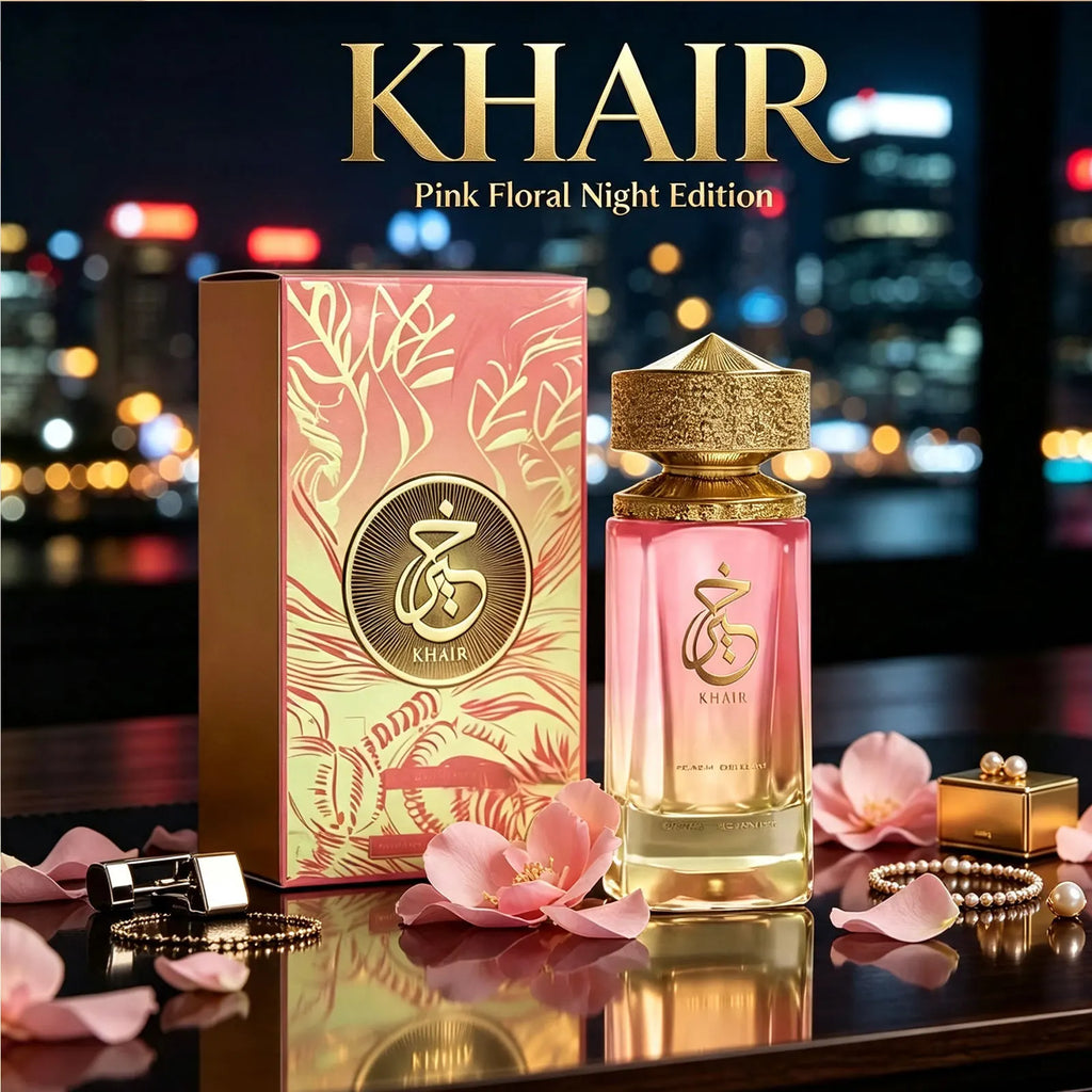 Khair - Peach Delulu By Paris Corner for Unisex 3.4 Oz EDP Spray Eau De Parfum Long Lasting Sweet Fragrance Women Perfume Pink Scent Gift for Ladies