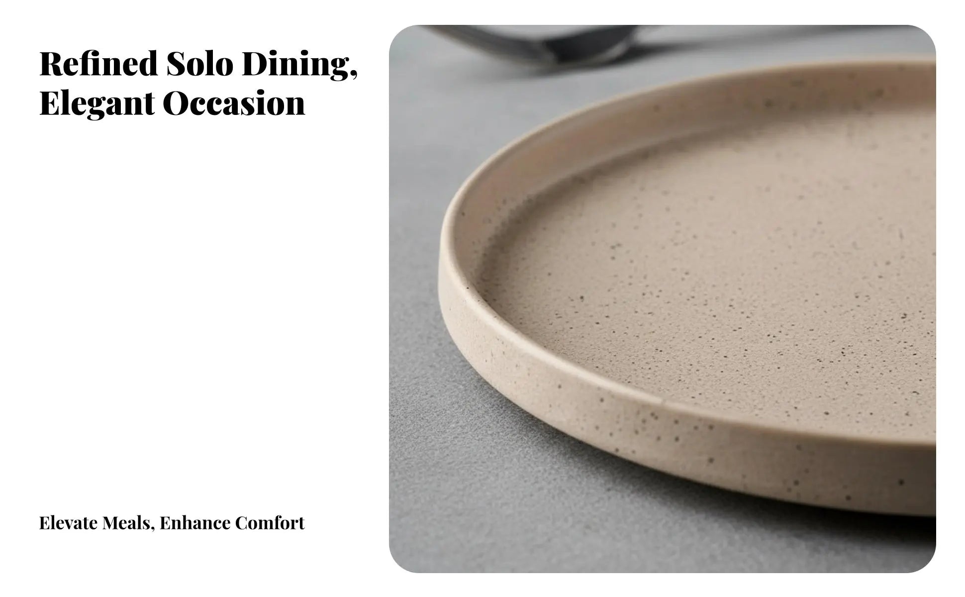 Matte Gray Ceramic Tableware Set, Single-Person Dinnerware, Bowl Plate Mug Spoon, High-End Hotel, Creative Ins Design