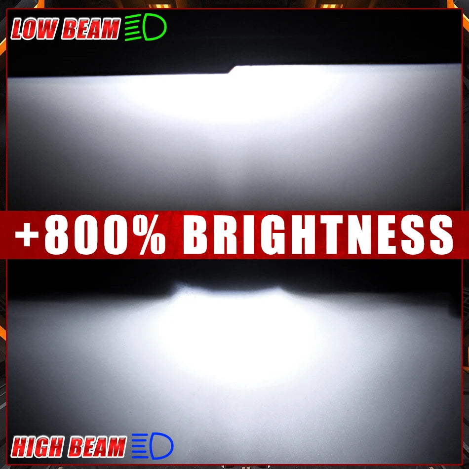 Bi-led Lenses Tuning H4 H7 H1 9005 9006 LED Projector Headlight Angel Eyes Universal Car Lights Accessories Retrofit 2.5 inch