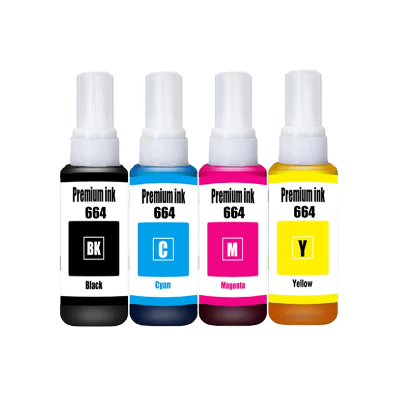 For Epson 664 Refill Ink Kit 70ML For Epson L110 L100 L110 L300 L235 L355 L350 550 L555 132 L120 L200 210 Printer