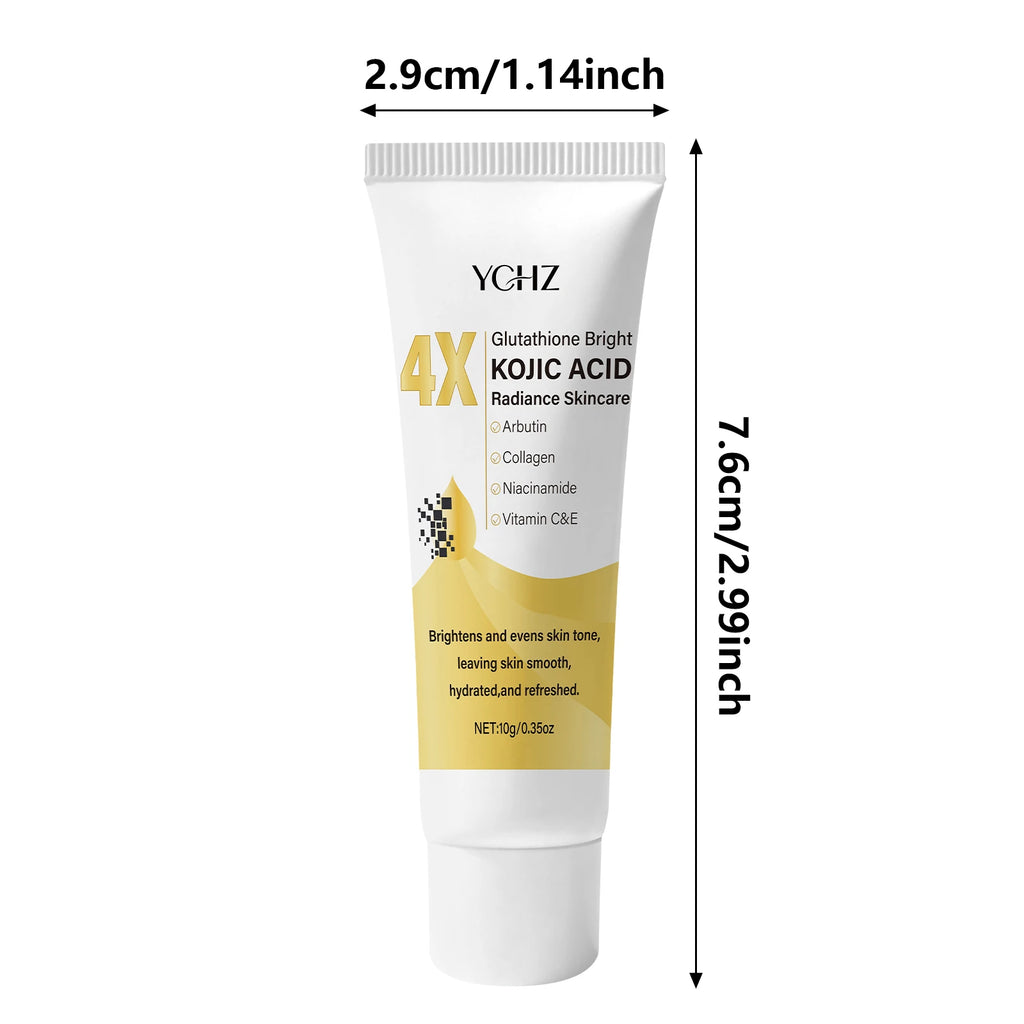 Kojic Acid Face Cream, Evens Out Skin Tone, Eliminates Dark Spots and Dullness - Non-Greasy, Suitable for Both Men and Women - Whitening and Moisturizing Cream, for Day and Night Use, Ideal Holiday Gift