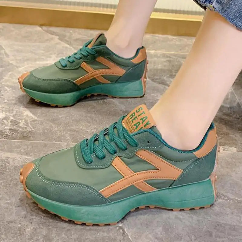 Denim Canvas Sneakers Women Slip On Light Blue Retro Skull Platform High Top Sneakers Ladies 2025 Spring Vulcanized Shoes Woman