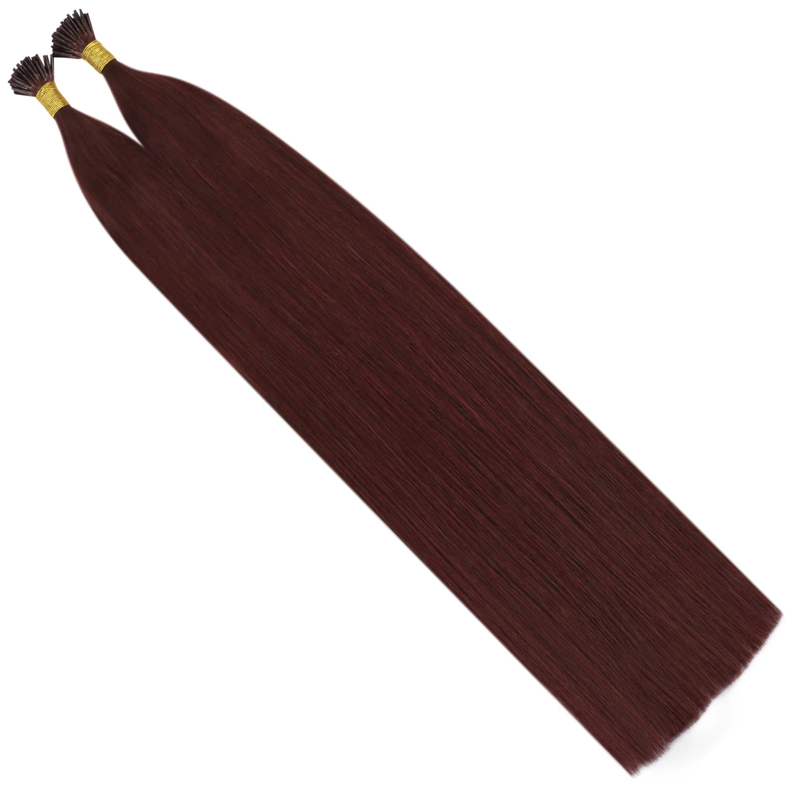 Moresoo Itip Hair Extensions Natural Straight Machine Remy 100% Real Human Hair Italy Keratin Fusion Stick Tipped Extensions