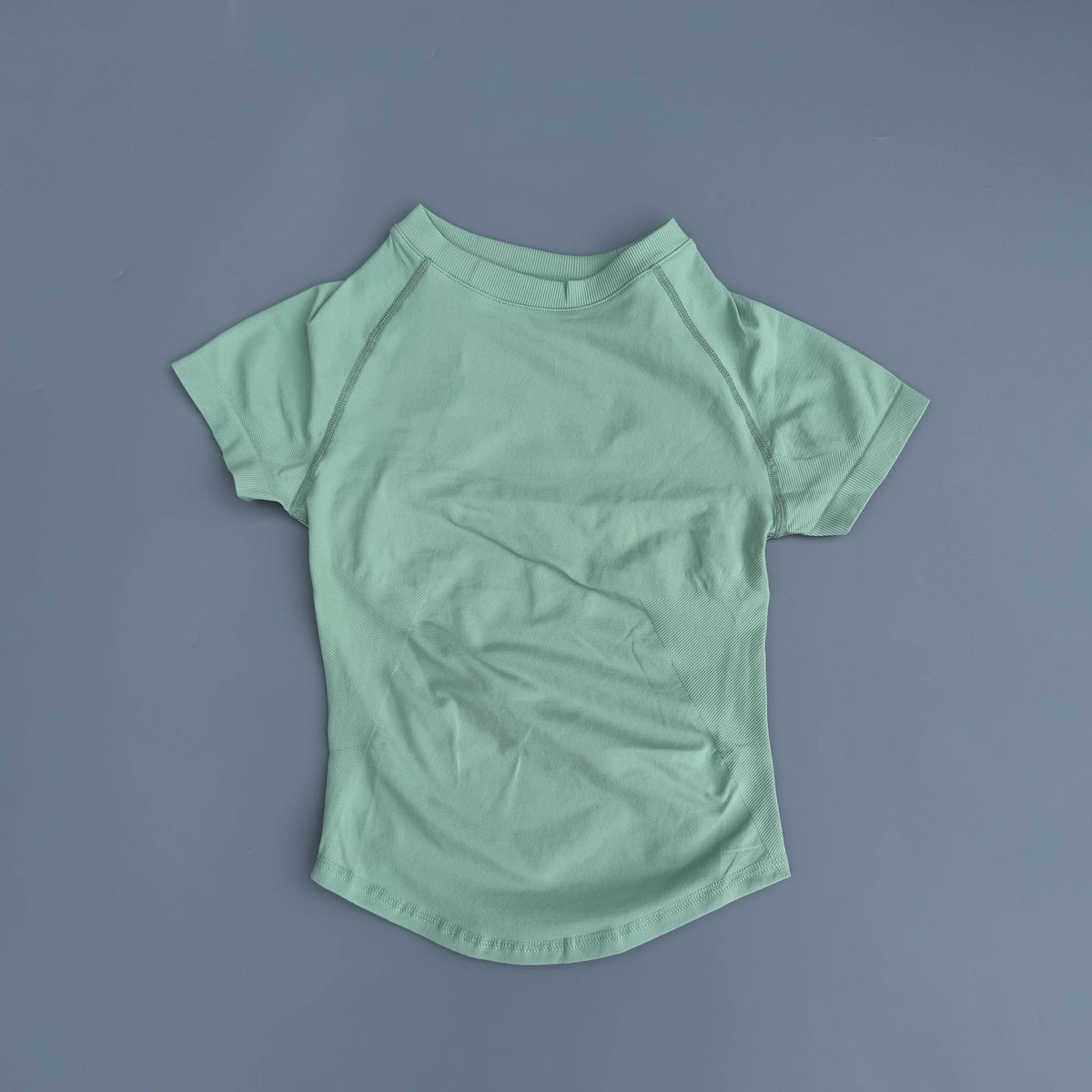 Sport Short Sleeve Top Women Seamless Yoga All-Way Stretch Clothing Running Neon Gym T Shirt Minimalist Slim Fitness Active Tee