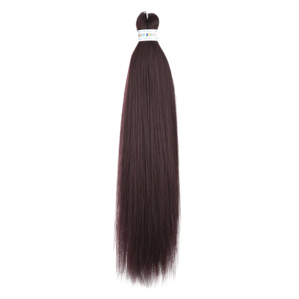 Ombre Kanekalon Braiding Hair Extensions Pre Stretched 26 Inch Synthetic Hair for Afro Jumbo Box Braids Natural Looking