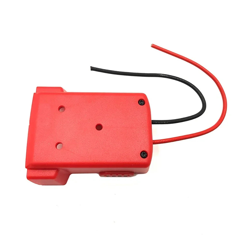 Lithium Battery Adapter Connector for Milwaukee for M18 18V Li-ion Battery DIY Power Supply Wheel Adapter Dock Holder 48-11-1815