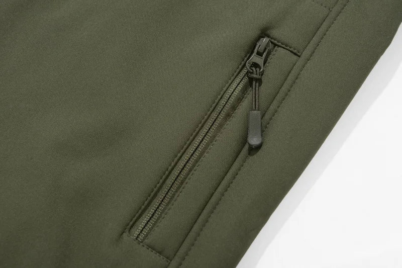 Men Lurker Shark Skin Soft Shell Tactical Jacket Waterproof Fleece Hooded Coat Hunt Clothes Autumn Solid Outdoor New Jacket Men