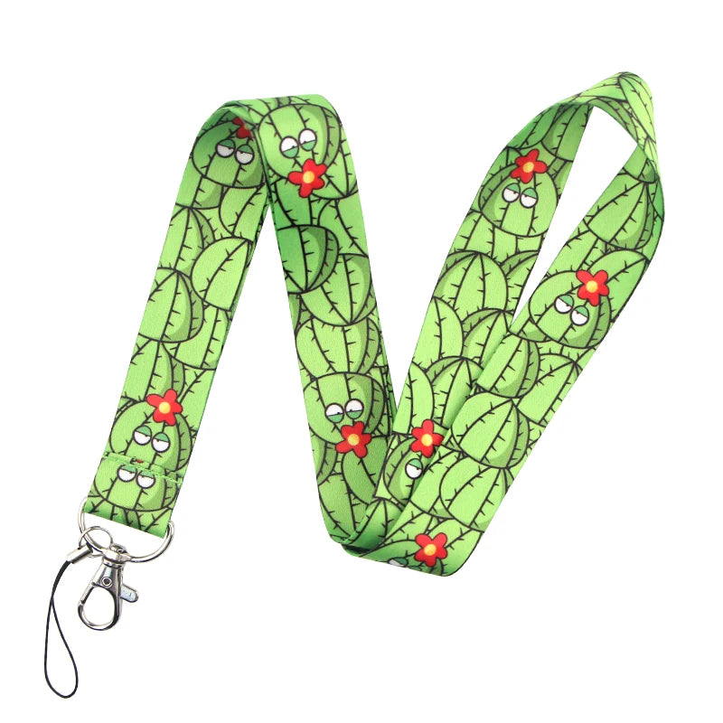 100 Designs Cute Art Lanyard for Keys Chain Badge Holder ID Credit Card Pass Hang Rope Lariat Mobile Phone Charm Accessories