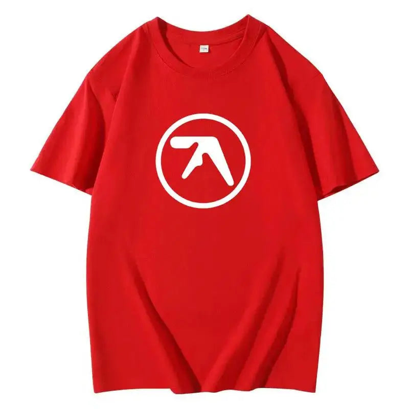 2025 Men's Black T-Shirt Men T Shirt Print Cotton Short Sleeve T-shirt Male Funny Present Fashion Aphex Twin Short Sleeves