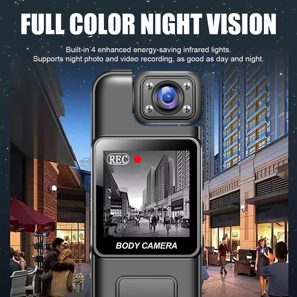 4K WiFi Mini Camera 1080P HD Portable Digital Video Recorder Infrared Night Vision Police BodyCam Sports DV Small Bike Camcorder