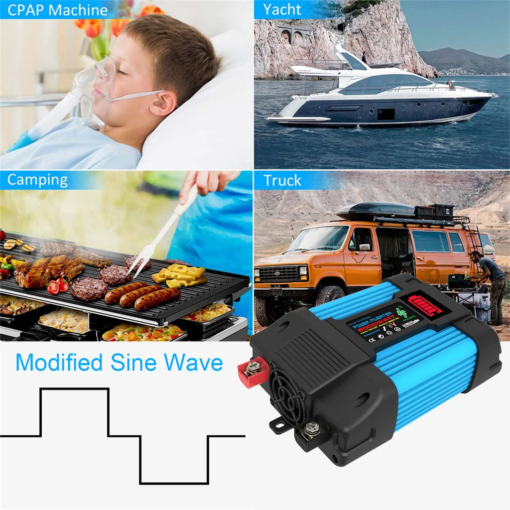 Solar Panel Inverter 6000W/110V-220V Solar 100A Controller LED Display Screen Solar Power Generation Intelligent Charging Board