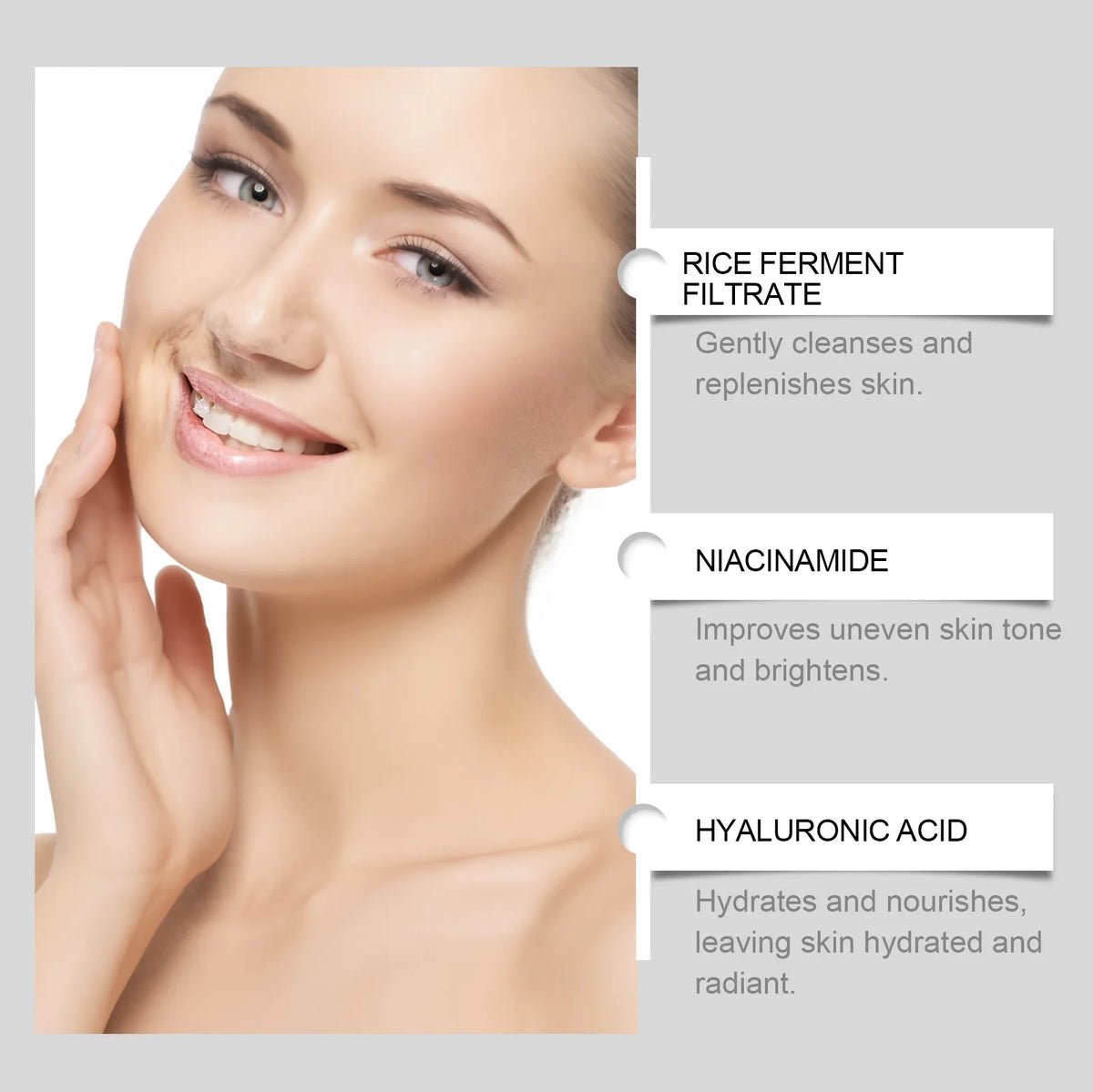 Multi-Option Facial Cleanser Oil Control Brightening Skin Cleansing Moisturizing Blackhead Remove Skincare Face Wash Foam Face