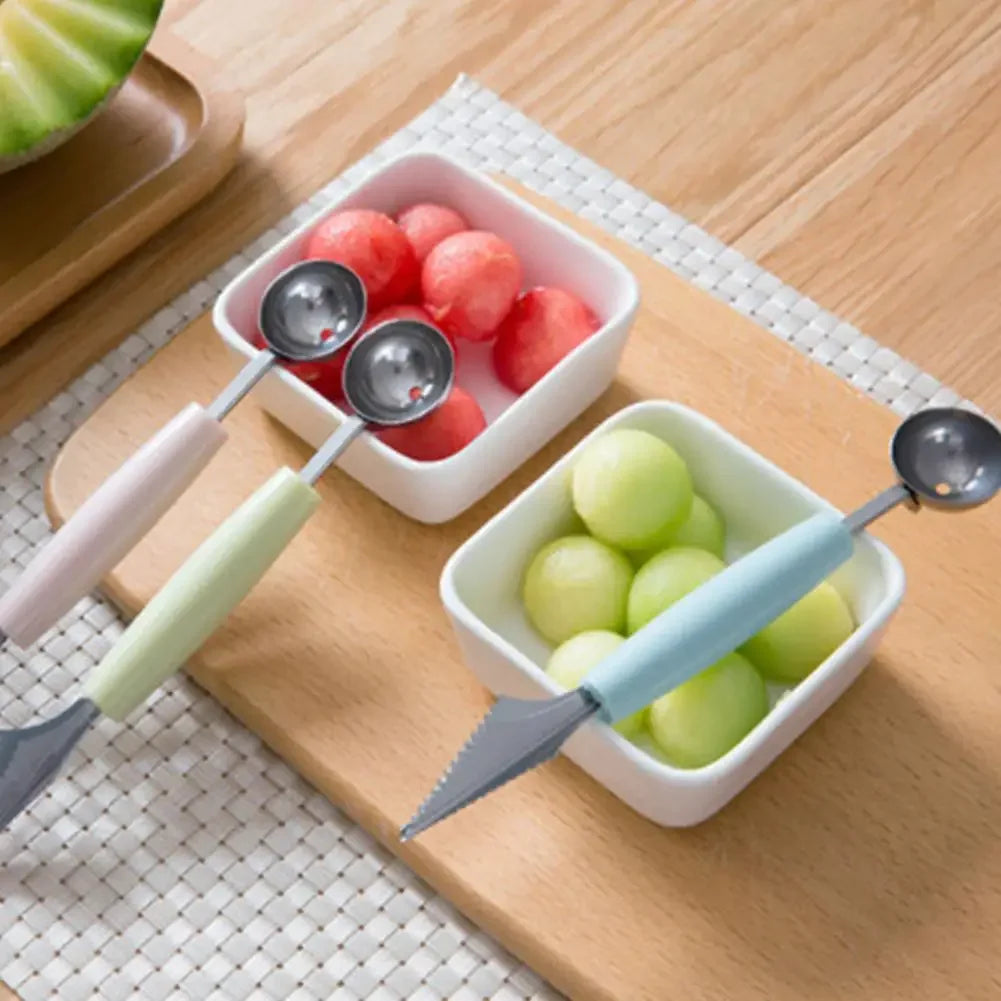 Multifunctional Fruits Peeling Spoon Mango Meat Separator Cutter  Kitchen Gadgets Fruits Watermelon Cutting Digging Gadgets