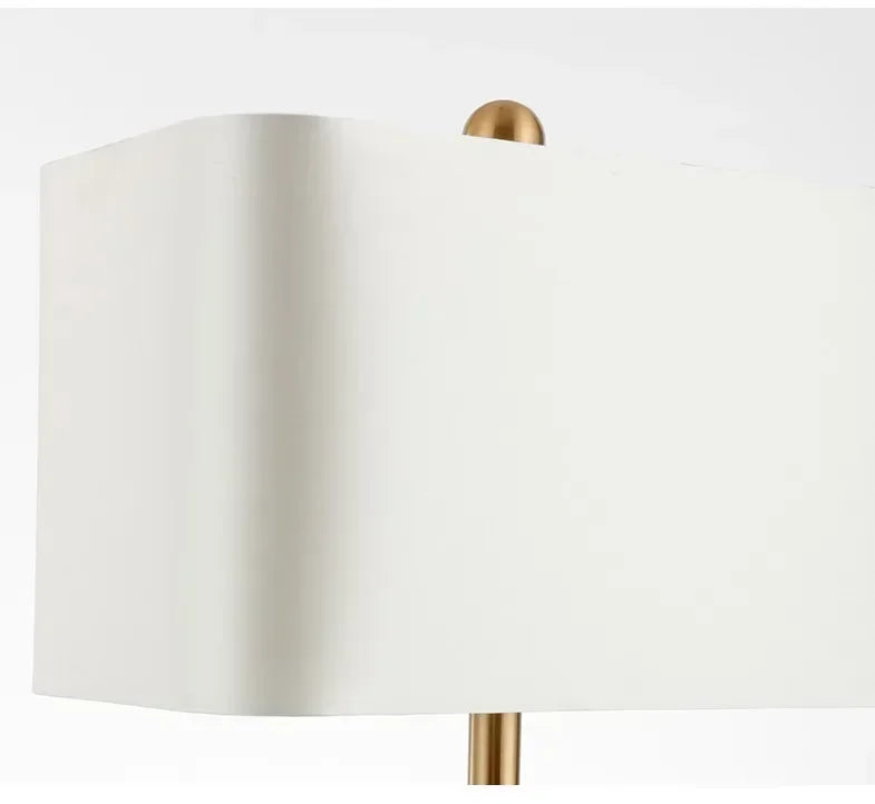 Modern Table Lamps Silk Fabric Lampshade Bedroom Bedside Lamp Ambient Light Modern  Simple Desktop Decoration