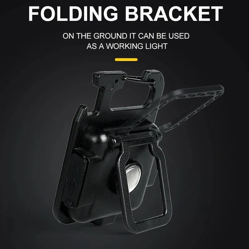 Home 3 Lighting Modes for Camping Super Bright MINI COB Keychain Flashlight Charging Lamp Camping Lights with Magnet
