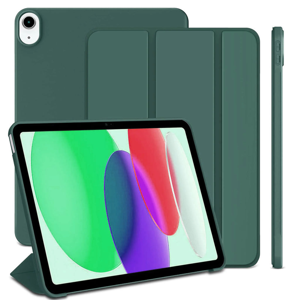 Case for iPad (A16) 11 2025 11th Generation /10th Generation 10.9 2022 Tri-fold Stand Flip Cover with Soft TPU Back Shell