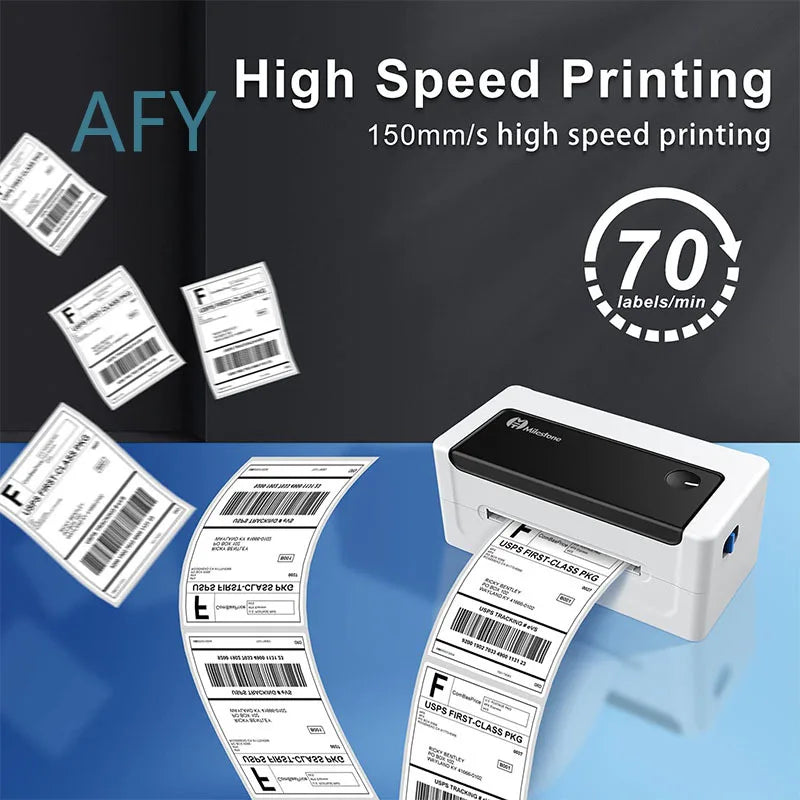 Portable Mini 4x6 58mm Thermal Label Printer for Barcode Address Food Shipping Labels for Zebra Brother DYMO Epson