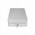 LAS-208 POS Cash Drawer Lockable, Cash Box for POS Terminal & Cash Register Use, Commercial Cash Drawer for Retail