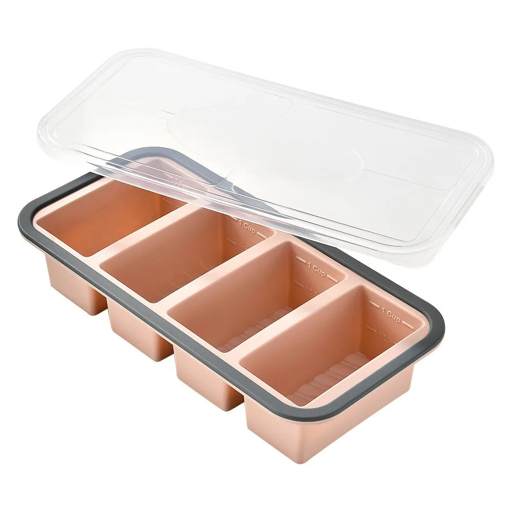 2/3/4 Grid Lunchbox Compartmentalized Wheat Straw Picnic Storage Boxs Microwave Dinnerware Food Fruit Container