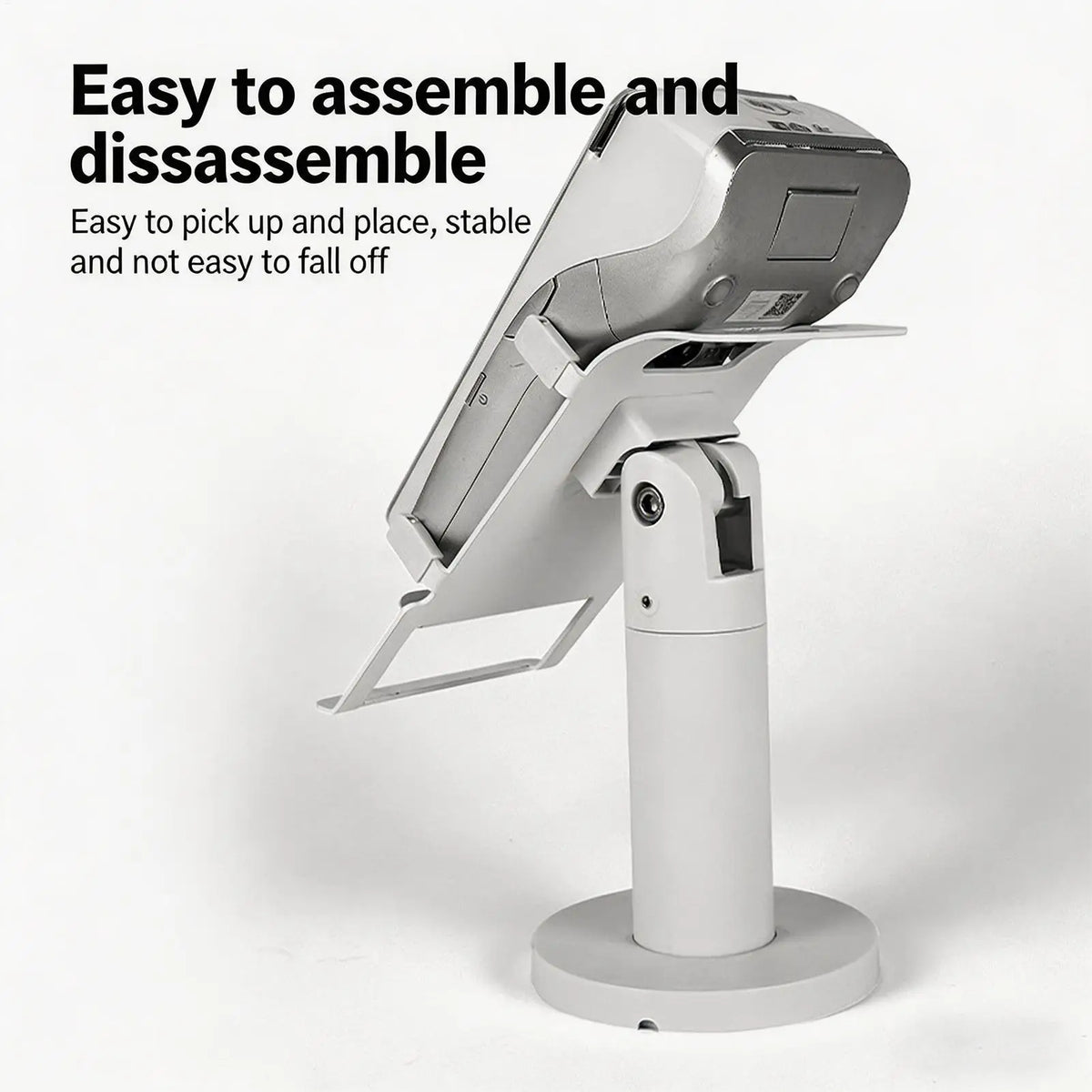 POS machine stand, rotating Aluminum Alloy Bracket, cash register display stand, credit card machine stand, counter stand