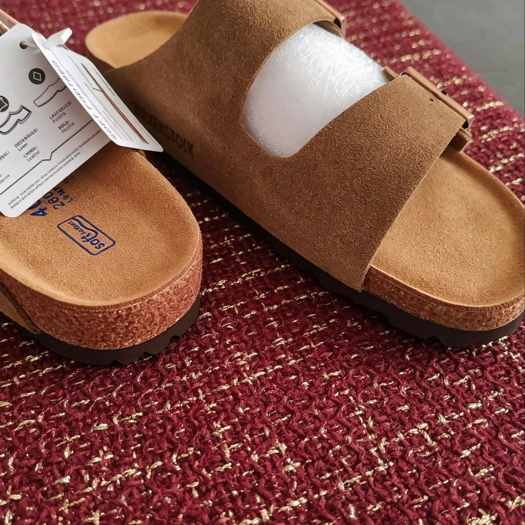 Unisex Trendy Leather Sandals 2026 New Arrival Non-Slip Comfort Casual Narrow Beach Shoes for Spring and Autumn