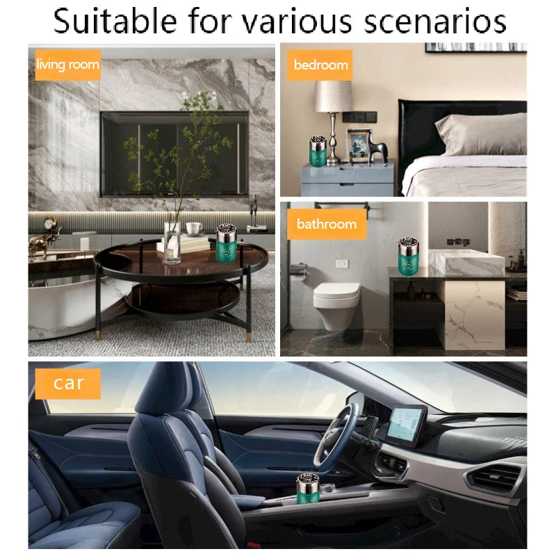 Unisex Long Lasting Solid Car Air Freshener Unique Fragrance Premium Scent Diffuser Gift for Men And Women