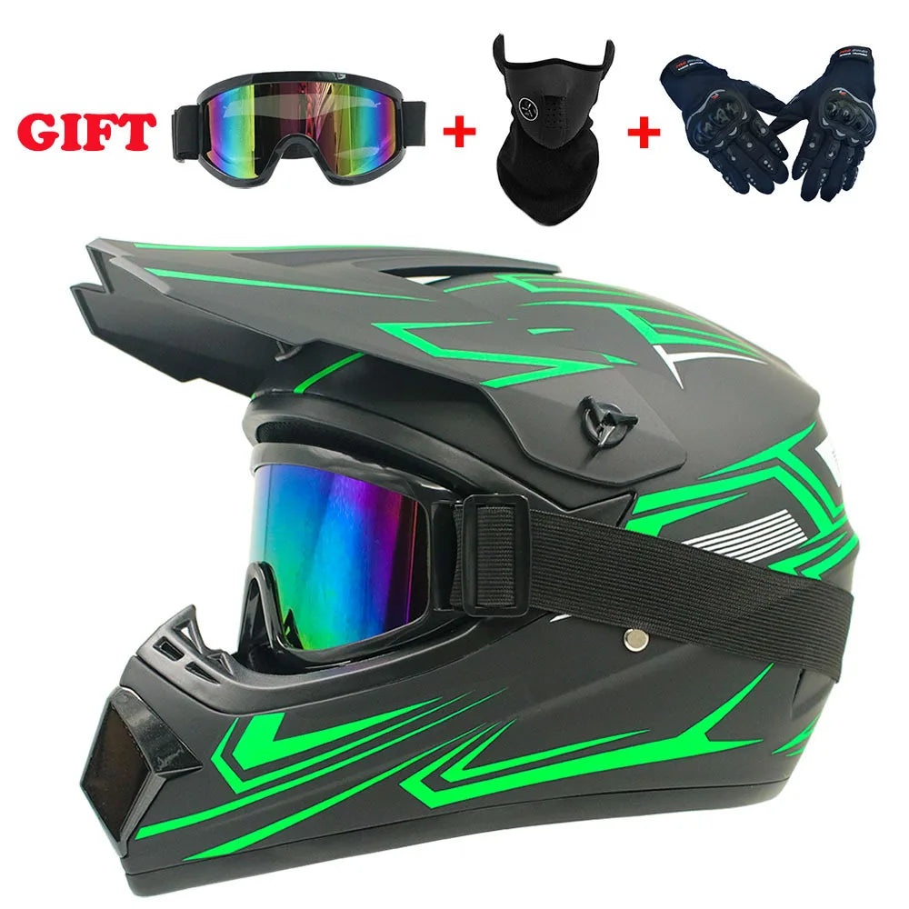 Free Shipping & 3 Gifts All-New Full Face Off-Road Motorcycle Helmet Downhill AM DH Motocross Cross Casco Capacete Helmets