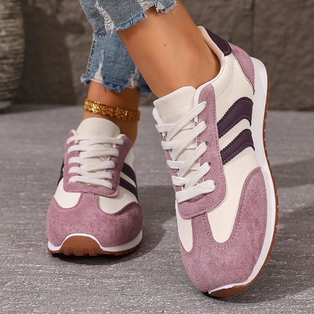 Fashion Women Sneakers 2026 New Breathable Sport Shoes Women Spring Autumn Running Sneakers Casual Lightweight Shoes