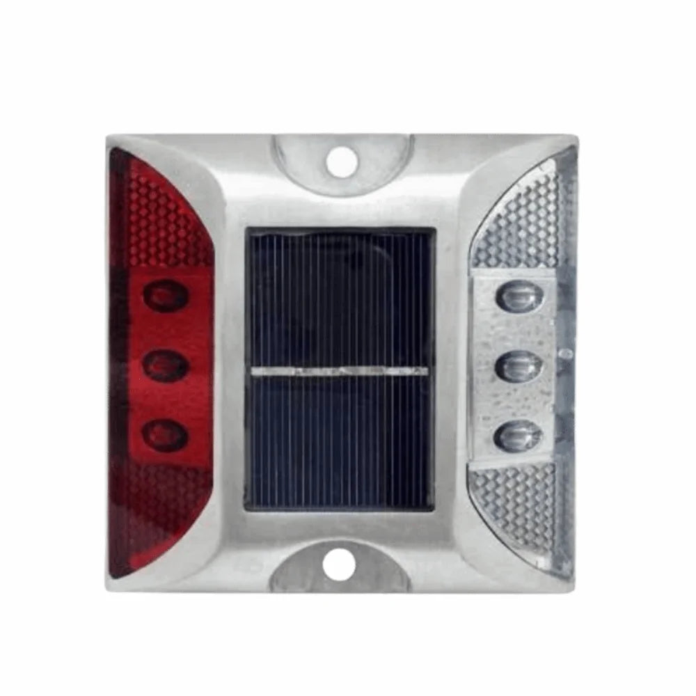 Solar Powered Solar Road Stud Light Outdoor Lighting Durable LED Ground Light Flashing Reflective Traffic Marker Light Garden