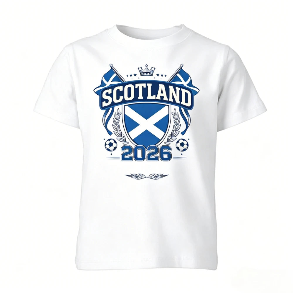 Scotland Supporter T-Shirt 2026 Soccer Part Supplies Clothing Football Fans Gift Shirt Scotland Patriot Men Women Unisex Tshirt