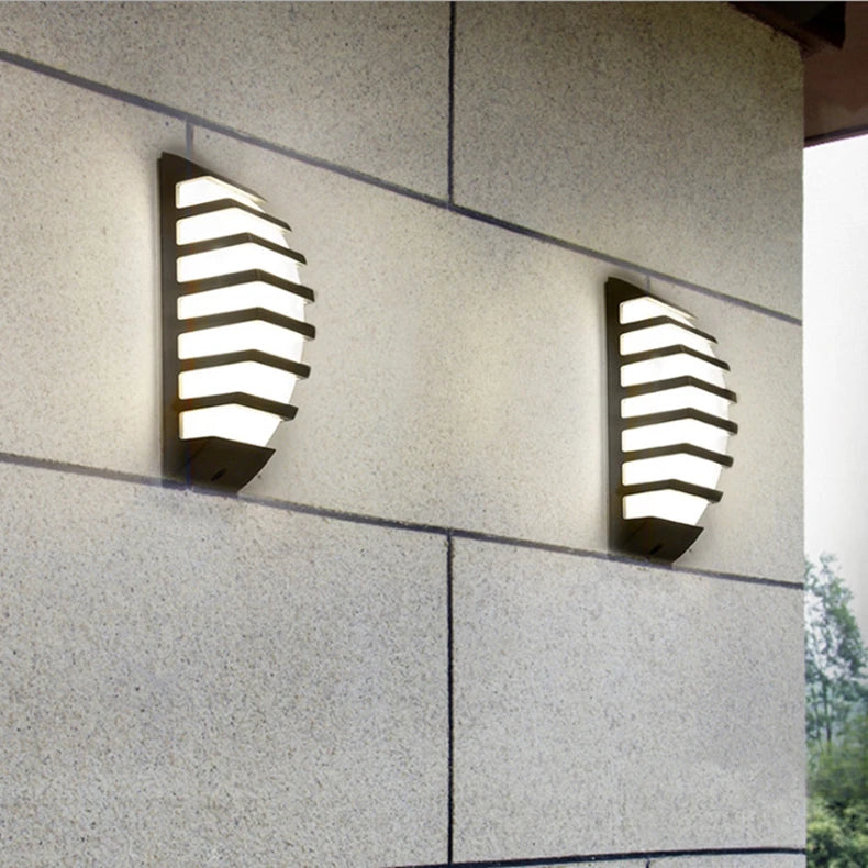 Outdoor LED Wall Lamp E27 IP65 Waterproof Aluminum Garden Porch Light 110V 220V Exterior Decor Sconce Street Lighting Fixture