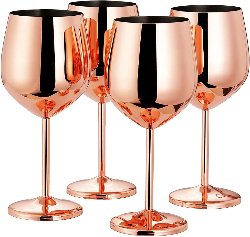 Unbreakable Wine Glasses Set Of 6 4/2 Stemmed Outdoor Wine Glasses Wedding Glasses Large Black Wine Goblets Polished Glassware