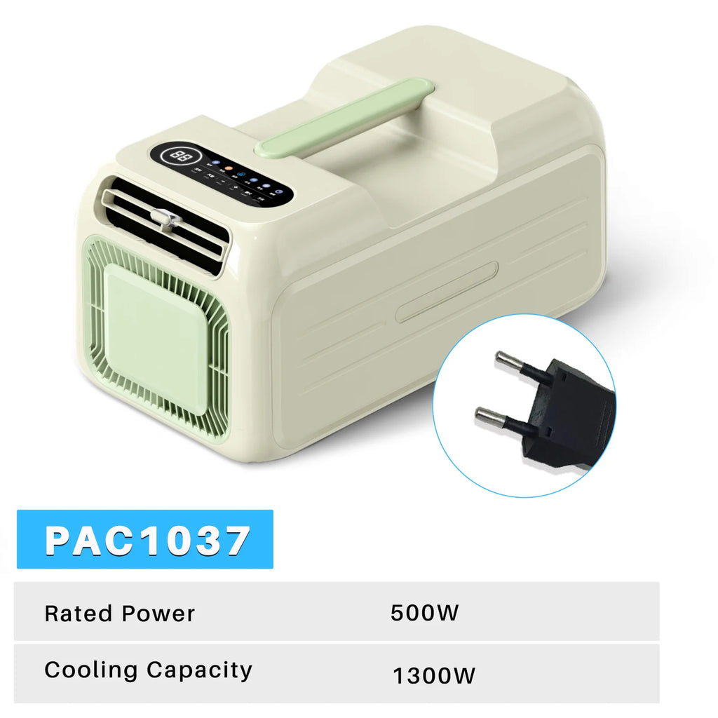 Portable Mini Tent Air Conditioner 220V/110V Camping AC for Outdoor Indoor Car SUV RV Camper & Motorhome Compact Cooling Unit