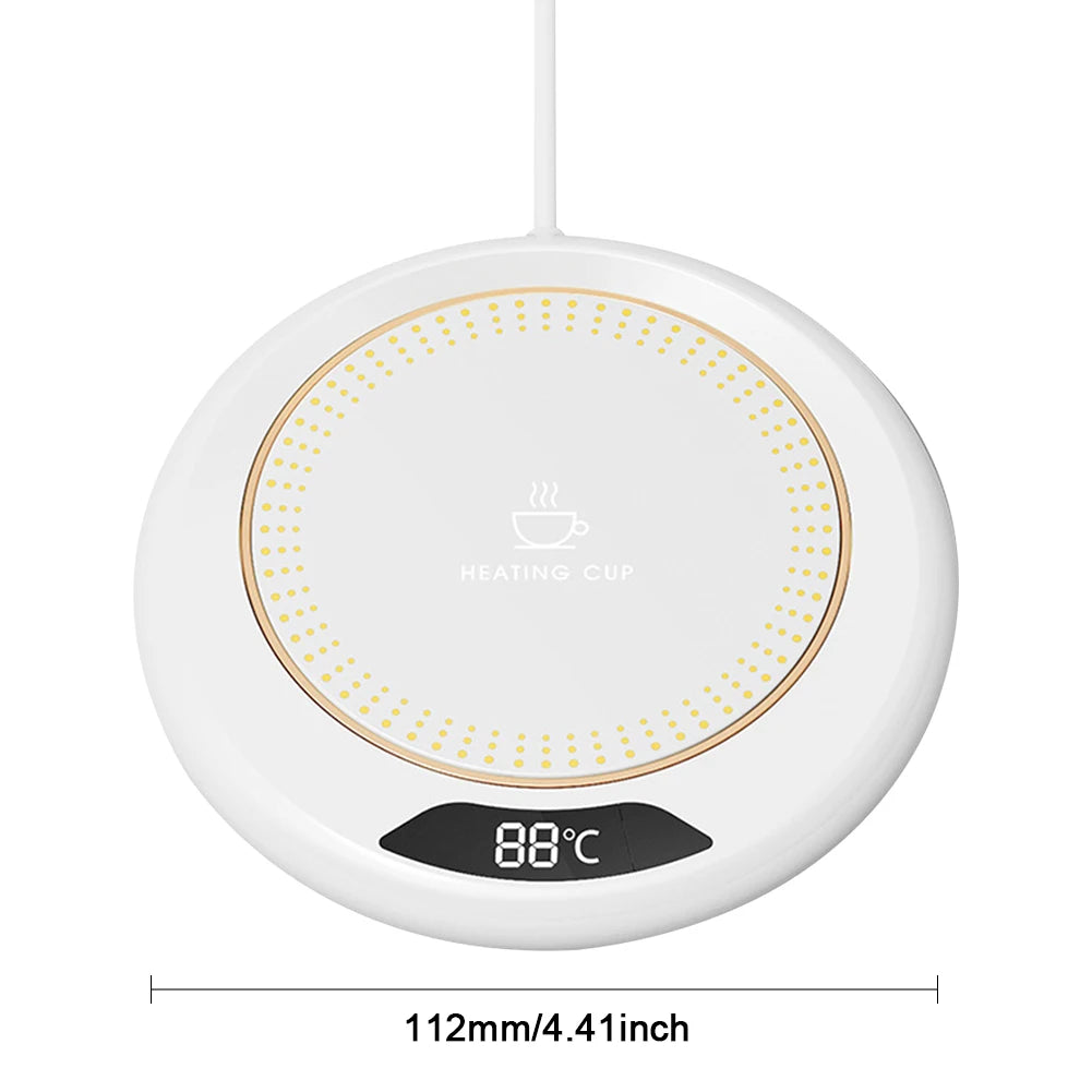 Coffee Mug Warmer 3 Temperature Setting Electric Coffee Warmer Heating Plate Portable Cup Warmer for Travel Office Desk Home Use