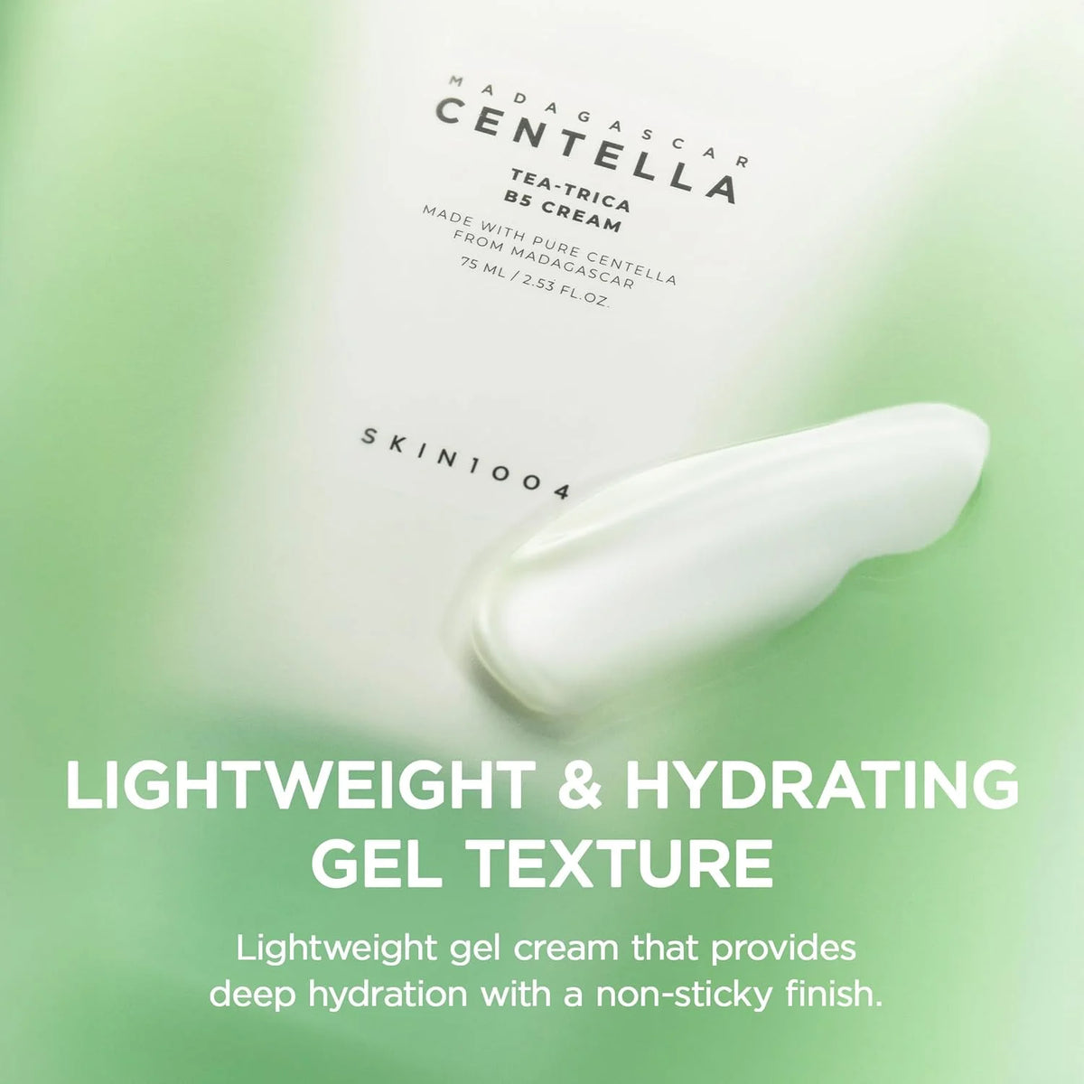 Korean Skincare Centella Face Cream Series,Tea-Trica Soothing,Tone Brightening,Hyaluronic Acid Poremizing Light Gel Cream 75ml