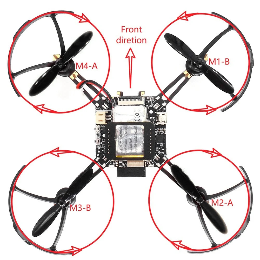 A07R ESP32 Flight Control Open Source Quadcopter ESP-Drone Drone Model Wifi Remote Control Crazyflie RC FPV Racing Drone