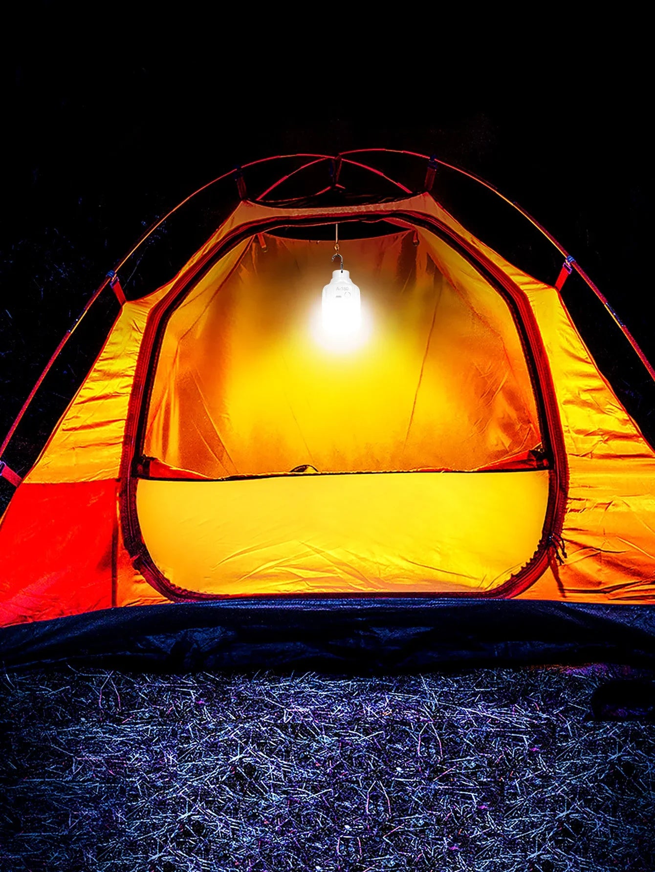 Camping Light Bulb Emergency Night Lighting Flashlight Outdoor Picnic Hanging Pendant Tent Lamp 500mAh USB Rechargeable LED Bulb