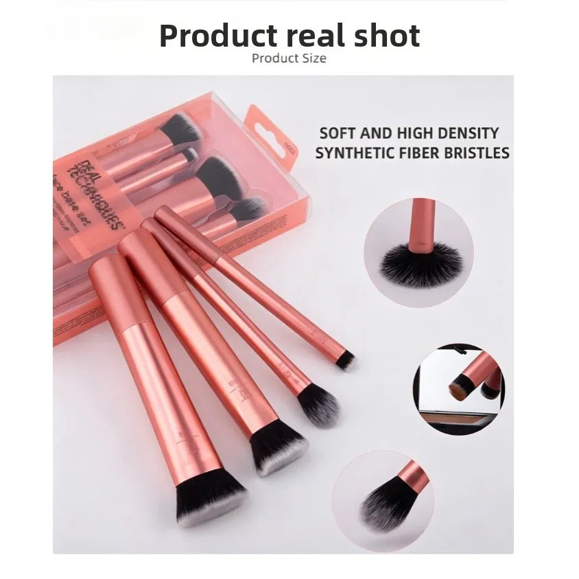 Single facial brightening, contouring and contouring brush beauty tool