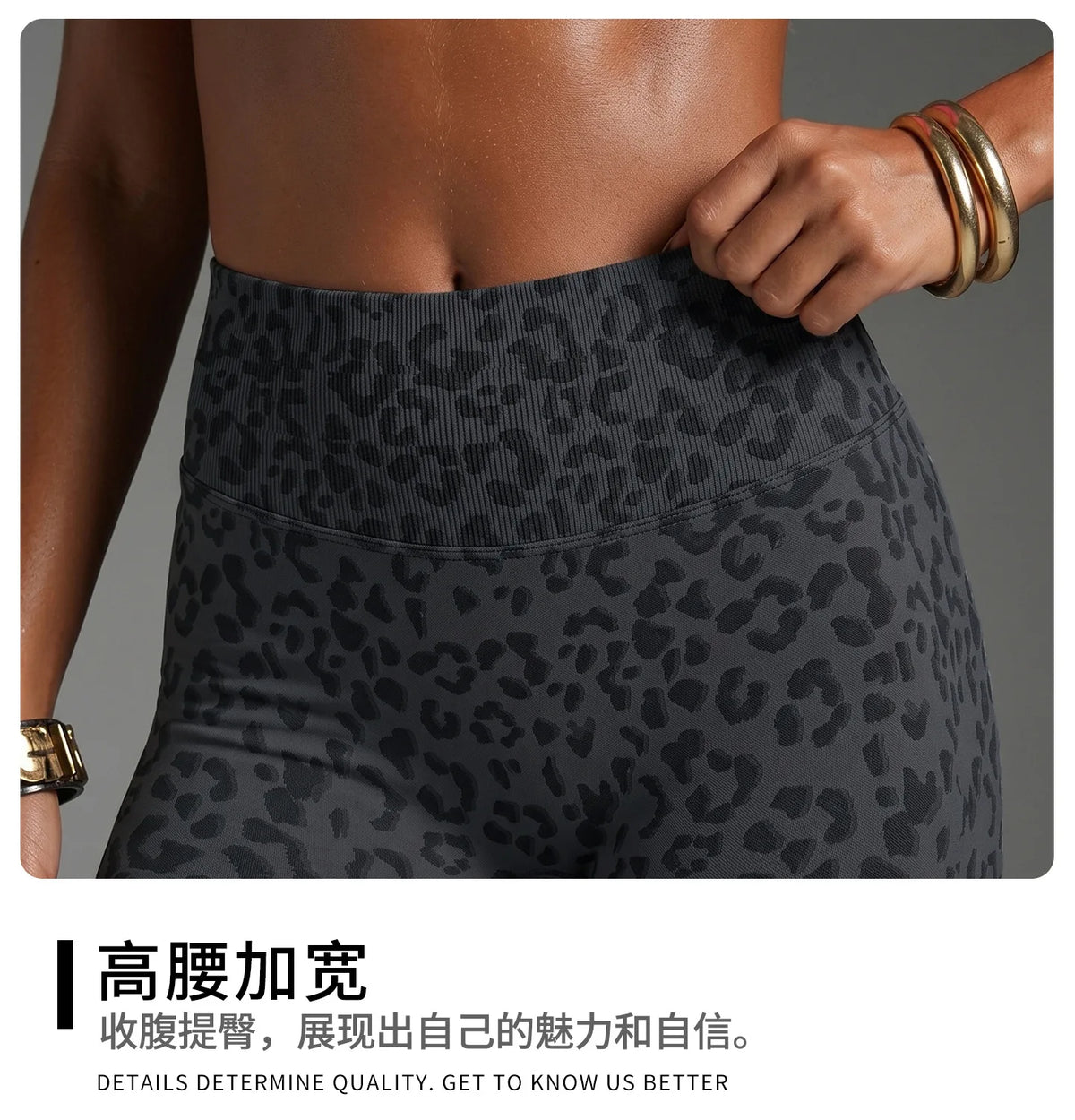 Seamless Leopard Print Yoga Shorts Women High Waist Biker Shorts Tummy Control Gym Workout Fitness Athletic Shorts Activewear