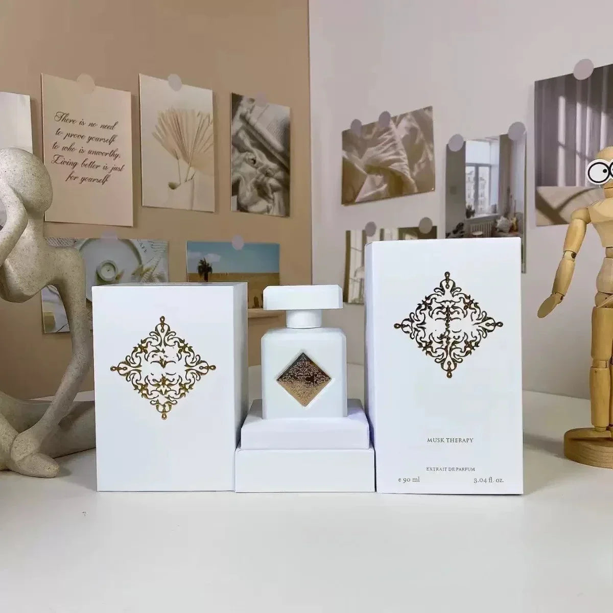 90ML Niche Unisex Initio Perfume  LongLasting Oriental Woody Scent with Oud Vanilla Musk & Rose for Elegant Daily Fragrance