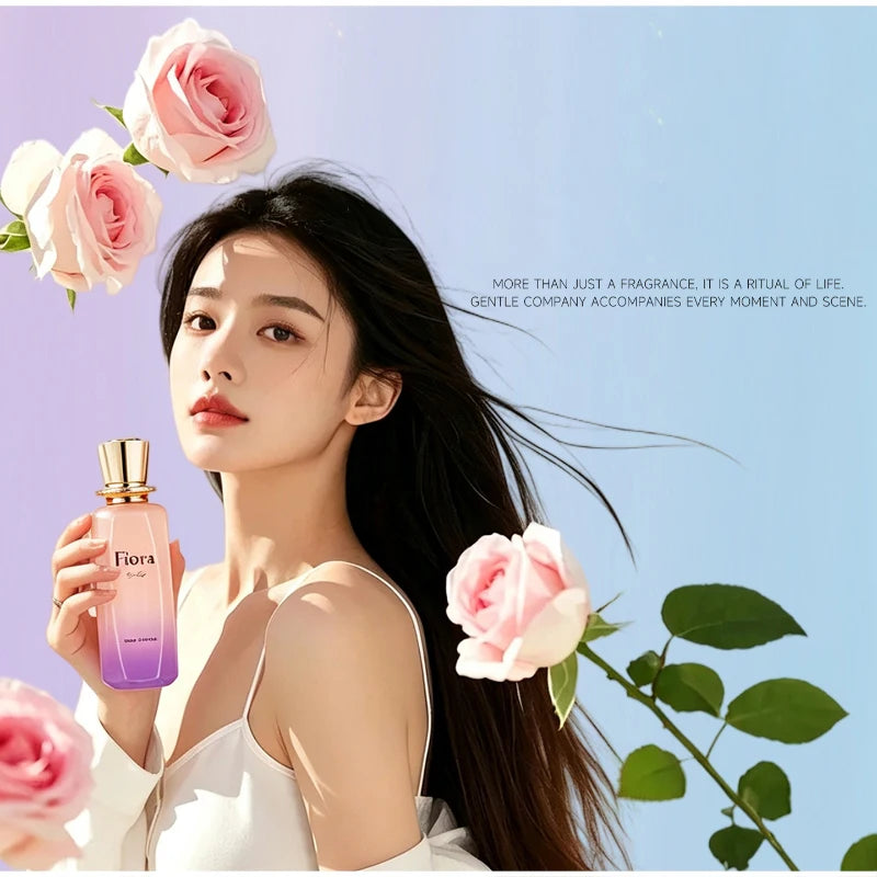 Women Eau De Parfum 100ml Long Lasting Floral Fruity Scent Gradient Bottle Design Fresh Fragrance Daily Dating Perfume For Women
