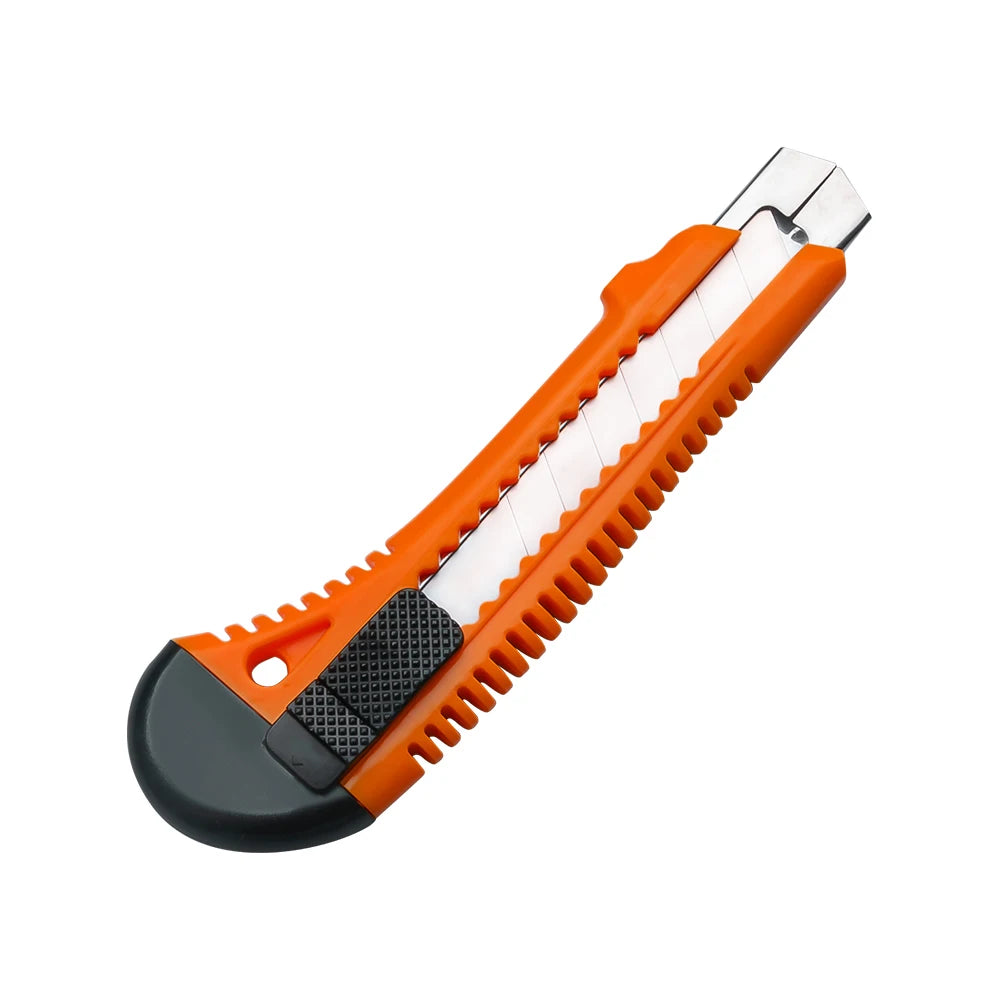 Trimming Knife 18mm Blade Retractable with Lock Back Box Cutter Opener School Office Student DIY Stationery Tool Utility Knifes