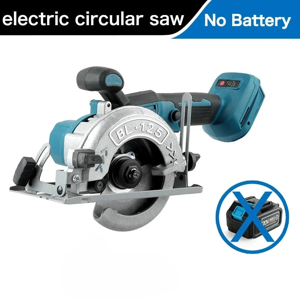 Makita Cordless Power Tool Set: Cordless Rotary Hammer, Rivet Gun, 12V Mini Angle Grinder, Cordless Saw, Air Inflator