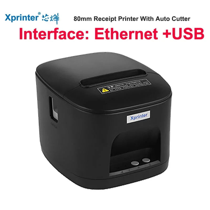 Xprinter 80mm Portable Receipt Printer Hand Printer T80A USB/USB+Lan Port Printer With Auto Cutter POS Printer Kitchen Printer