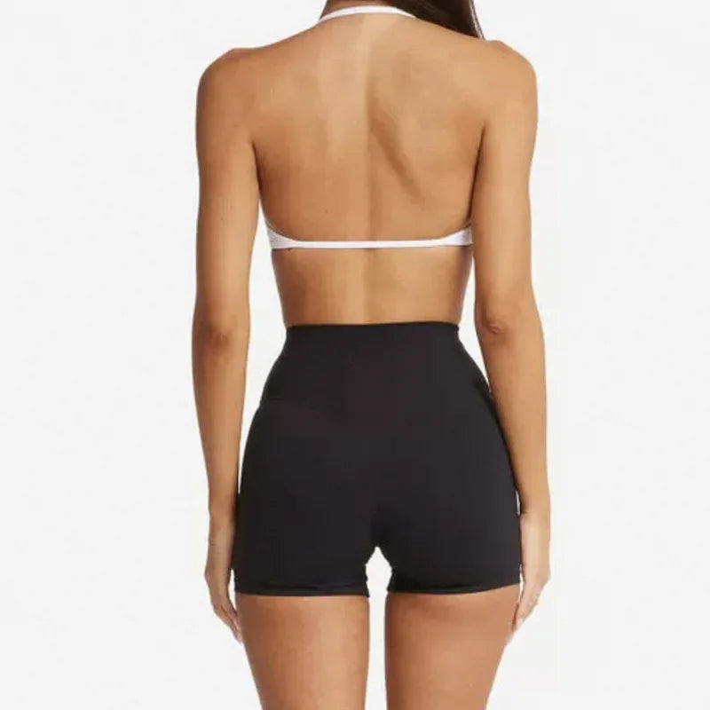 2PCS Yoga Suit Sports Set Gym Set Women Tracksuit Running Workout Clothes Halter Sports Bra Leggings Athletic Wear Yoga Clothing