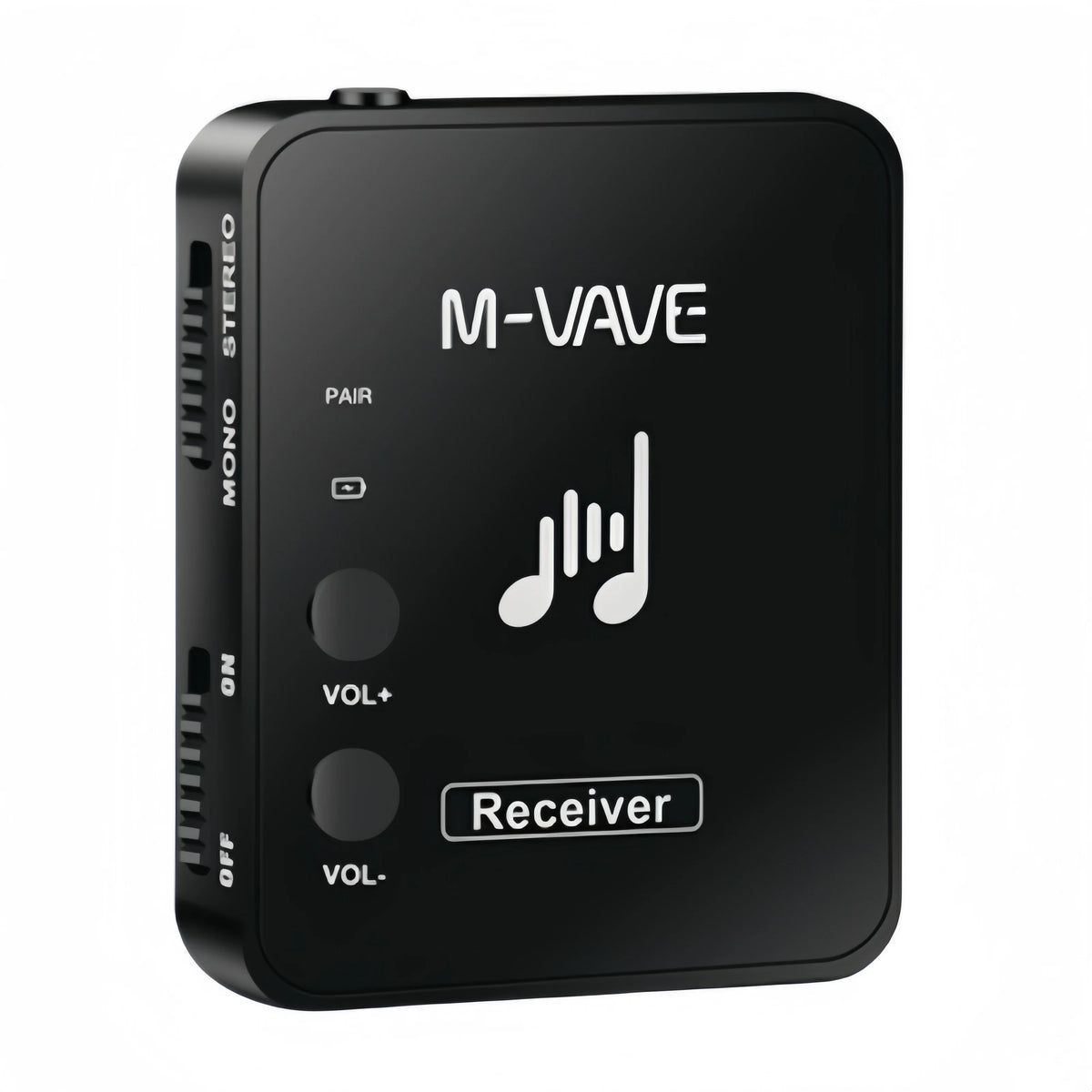 M-VAVE WP-10 2.4G Wireless In-Ear Monitor IEM System,Rechargeable Transmitter & Receiver with Volume Control/for Studio/Live