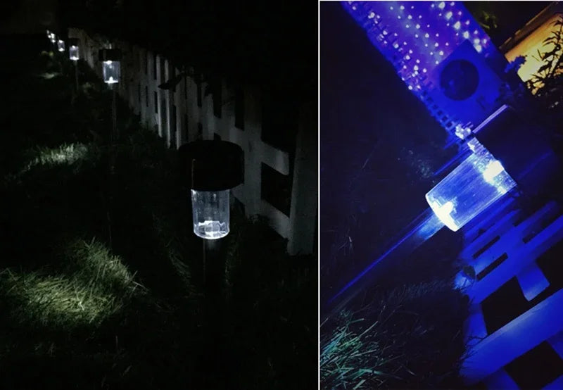 Outdoor Solar Garden Lights Auto On Off Pathway Lights for Yard Lawn Walkway Driveway Landscape Lighting  Clearance