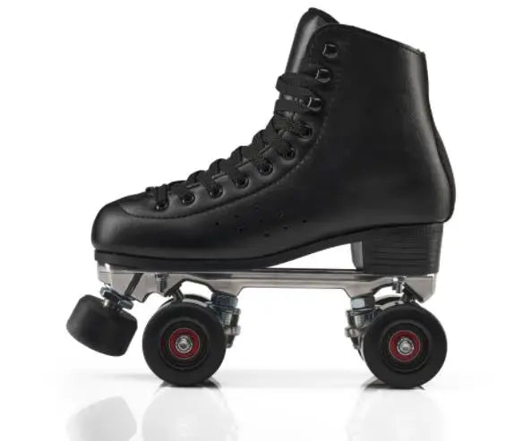 Adult Double Row Roller Skates Four Wheel Pu Wheel Metal Bracket Durable Breathable Comfortable Wheels Shoes Sneakers Rollers